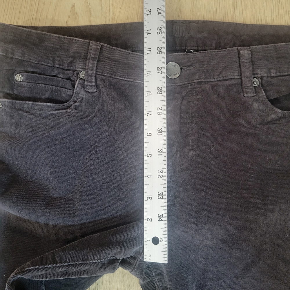 Kut from the Kloth Dark Gray Corduroy Pants - Picture 6 of 7